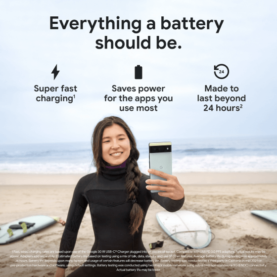 Everything a battery should be. Super fast charging. Super fast charging. Saves power for apps you use most. Made to last beyond 24 hours.
