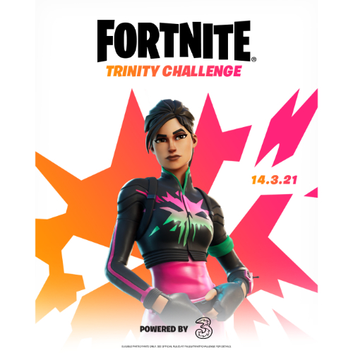 Trinity Challenge graphic with game character