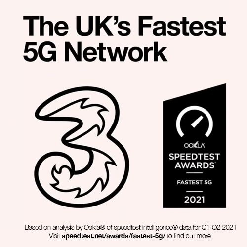 UK's fastest 5G Network graphic