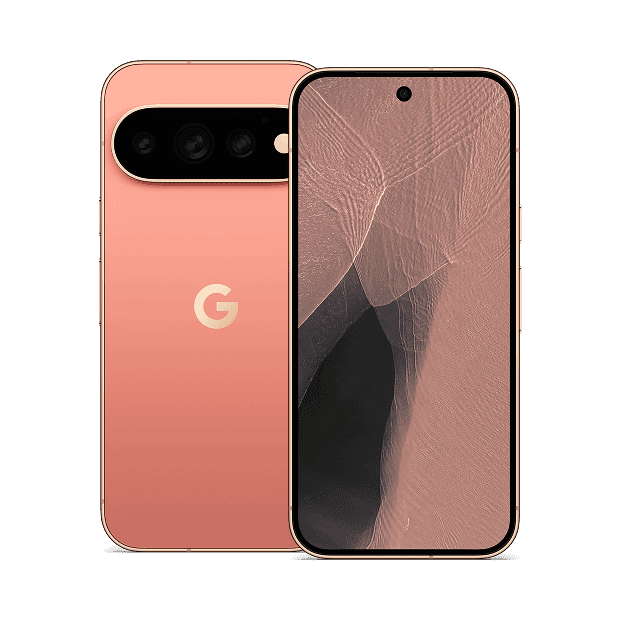 Google Pizel 11 Pro XL in canyon, front and back