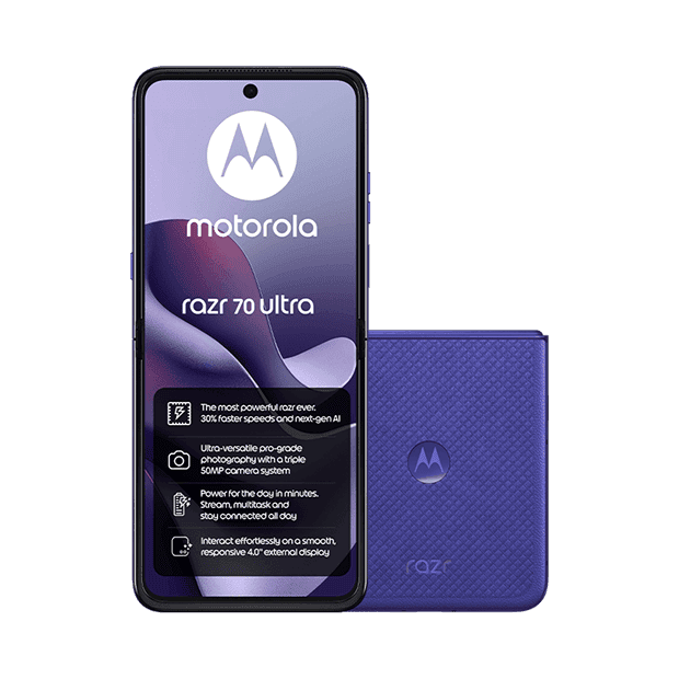 Motorola Razr 70 Ultra front and back