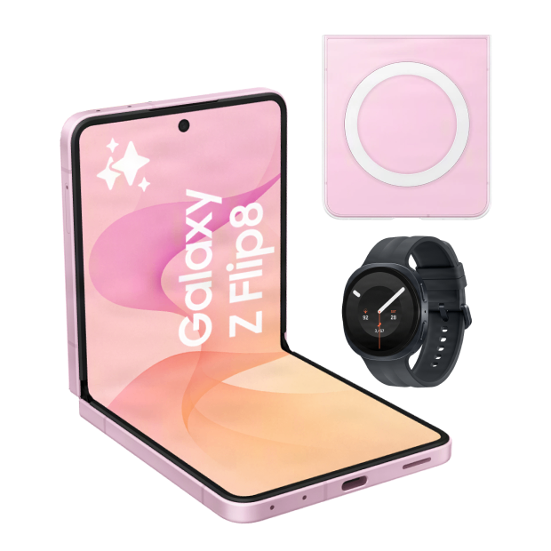 Samsung Galaxy Z Flip8 with Galaxy Watch bundle