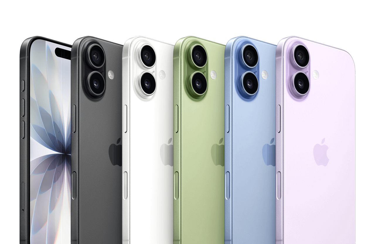 iPhone 17 Pro Max for business in the 3 colour options of cosmic orange, deep blue and silver