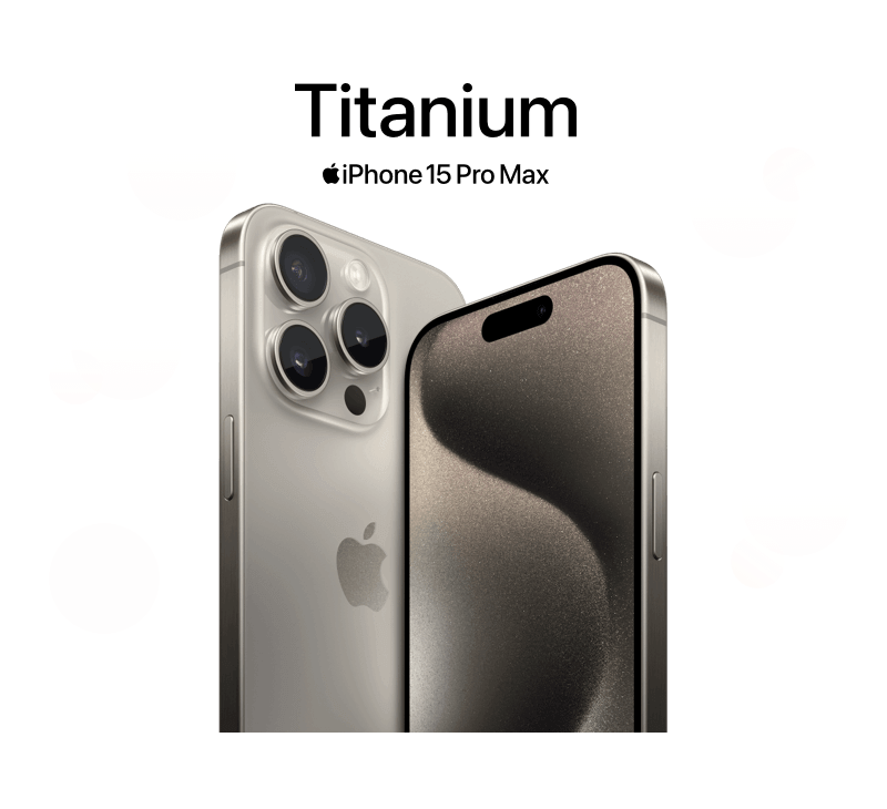 Titanium. iPhone 15 Pro Max.
