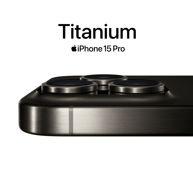 Titanium. iPhone 15 Pro.