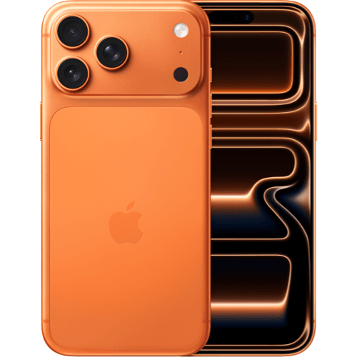 iPhone 17 Pro Max in Cosmic Orange