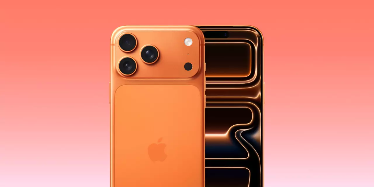 iPhone 17 Pro Max in Cosmic Orange