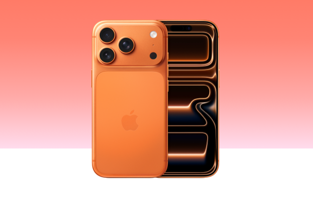 iPhone 17 Pro in Cosmic Orange