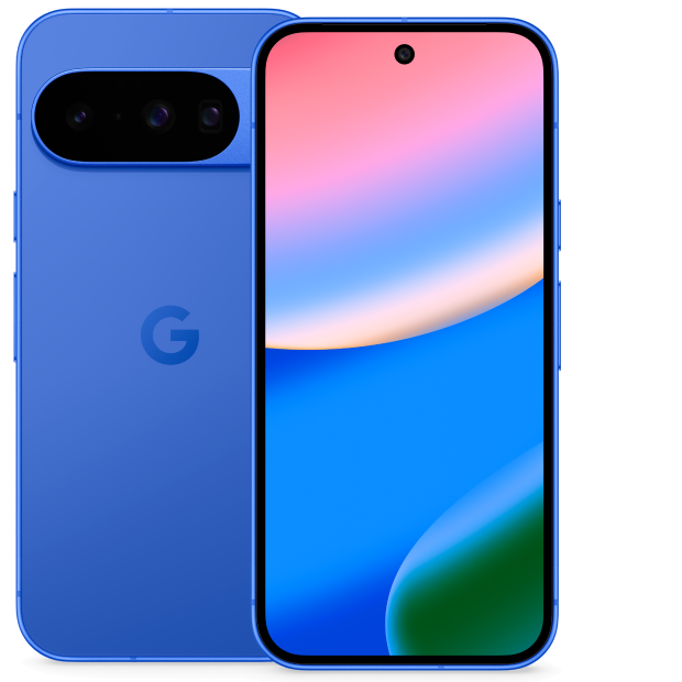 2 Google Pixel 10 front and back