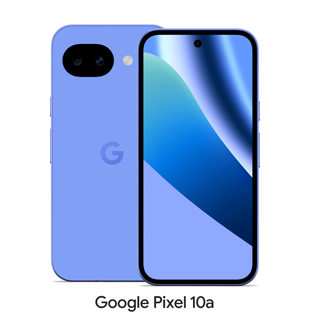 Google Pixel 10a front and rear in Lavender