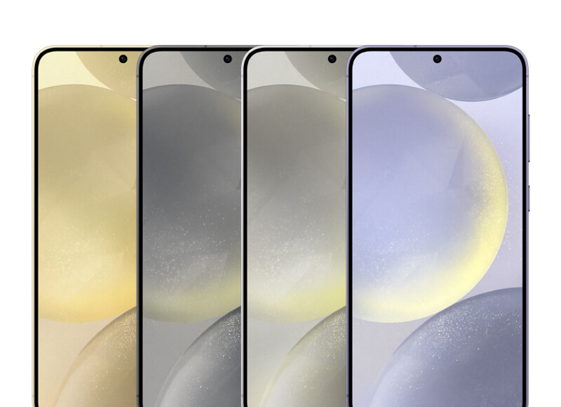 Image of the 4 color variants of the Samsung Galaxy S24