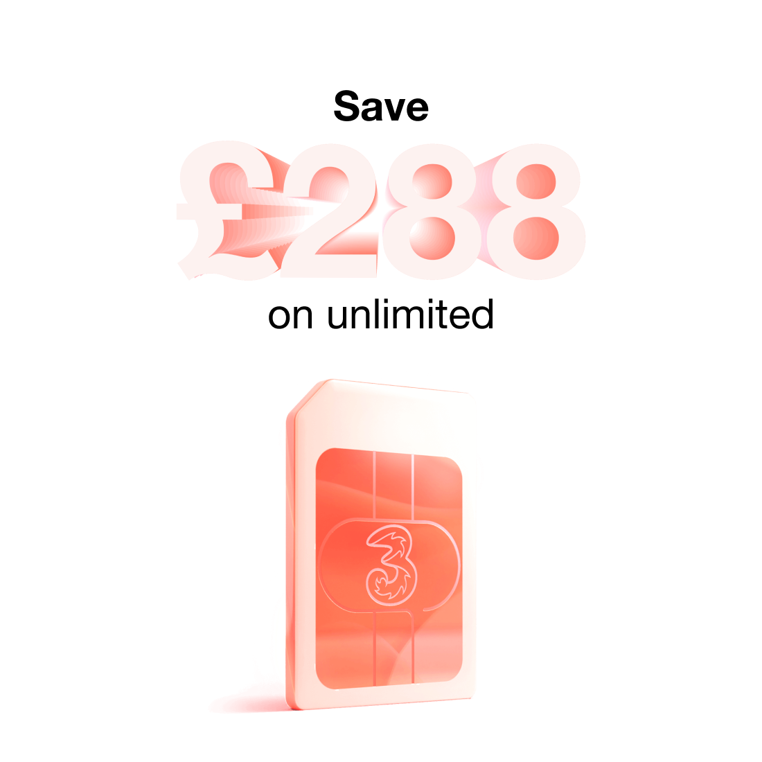 Unlimited data for only £22 a month