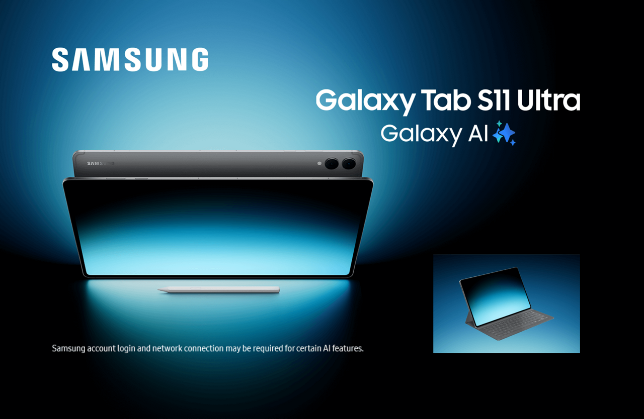 Samsung Galaxy Tab S11 with Galaxy AI.