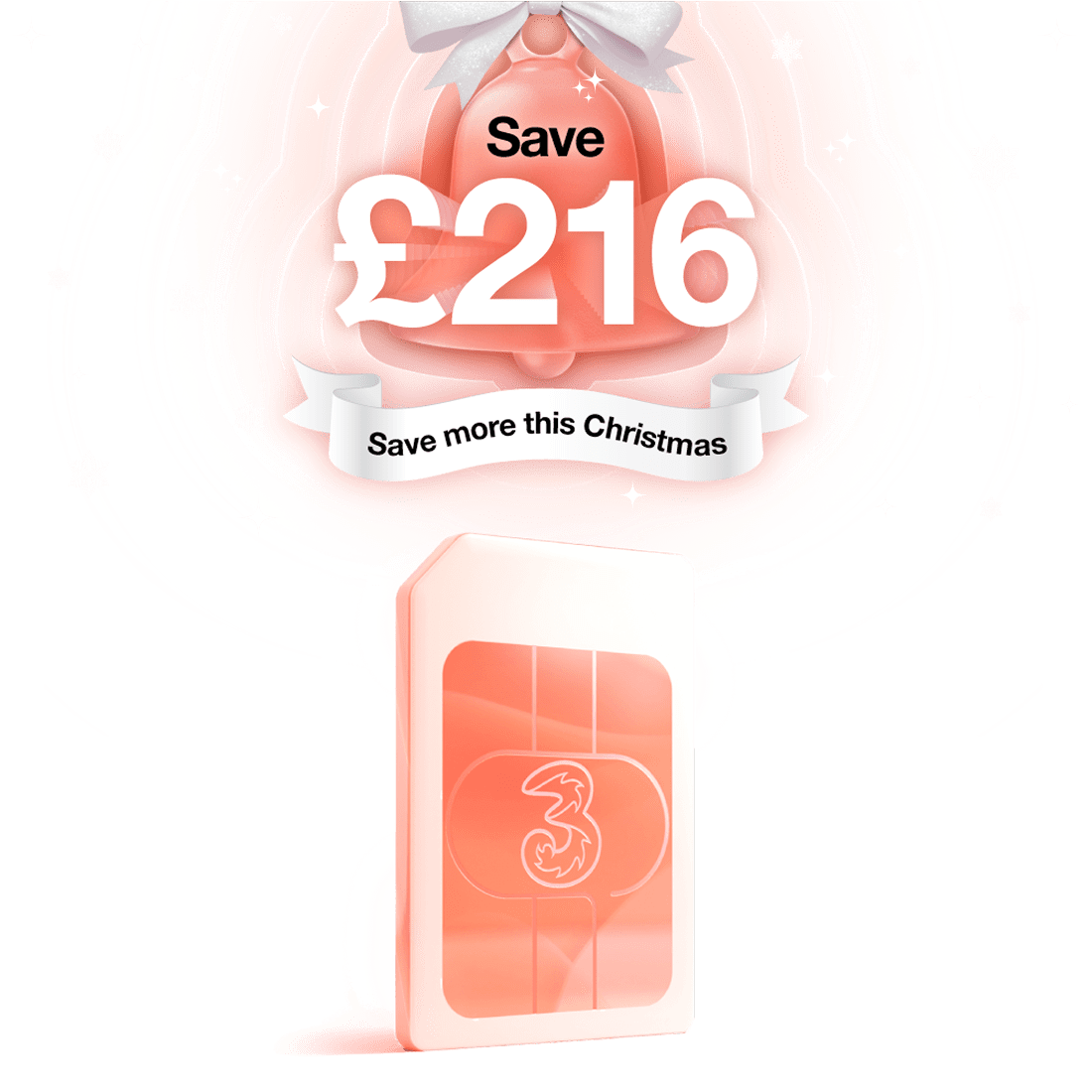 Save £216. Save more this christmas. Unlimited data SIM deal