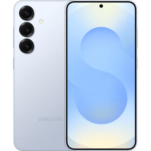 Samsung Galaxy S25 front and rear