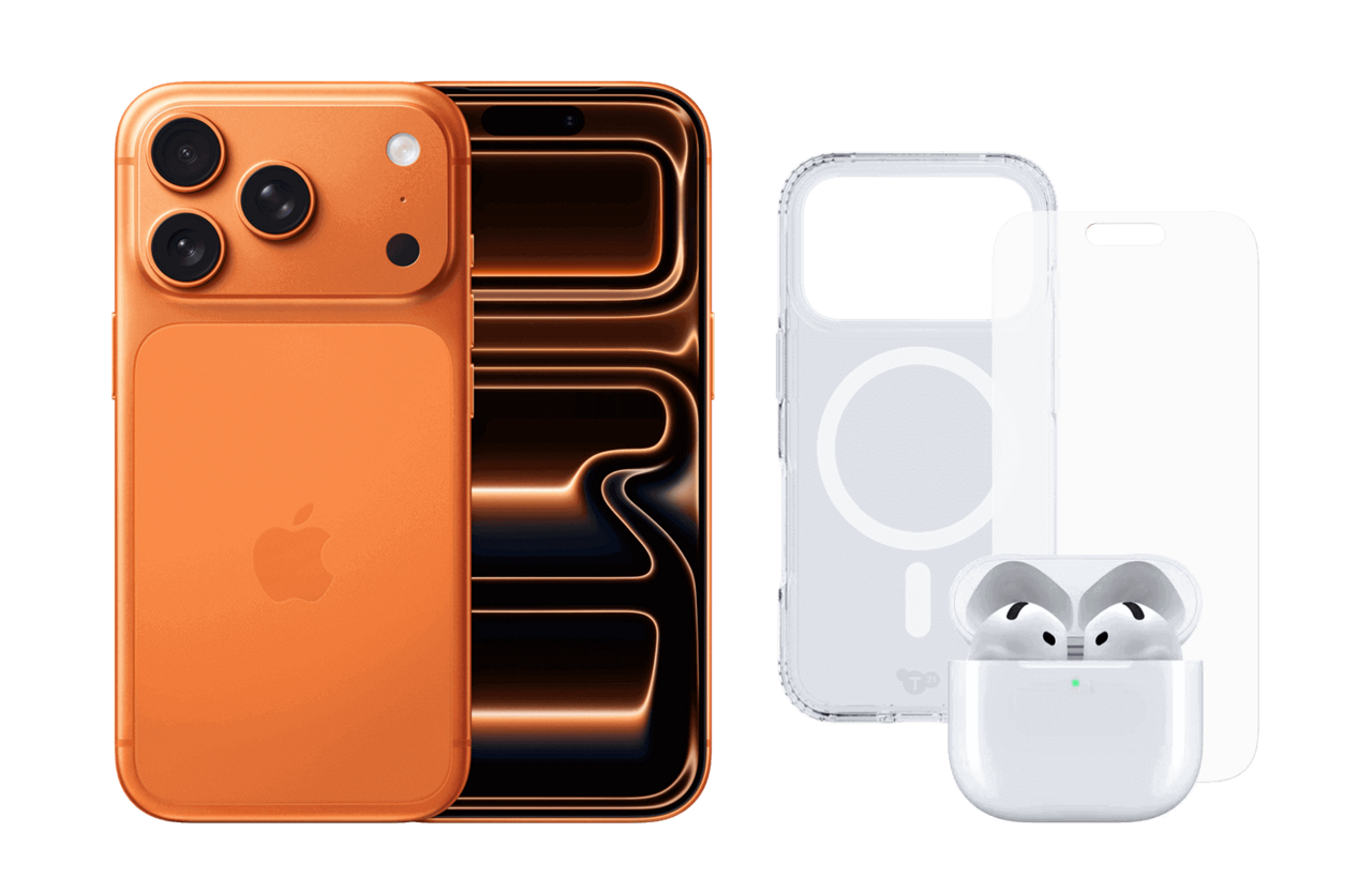 iPhone 17 Pro with Protect and Airpods 4 ANC Bundle