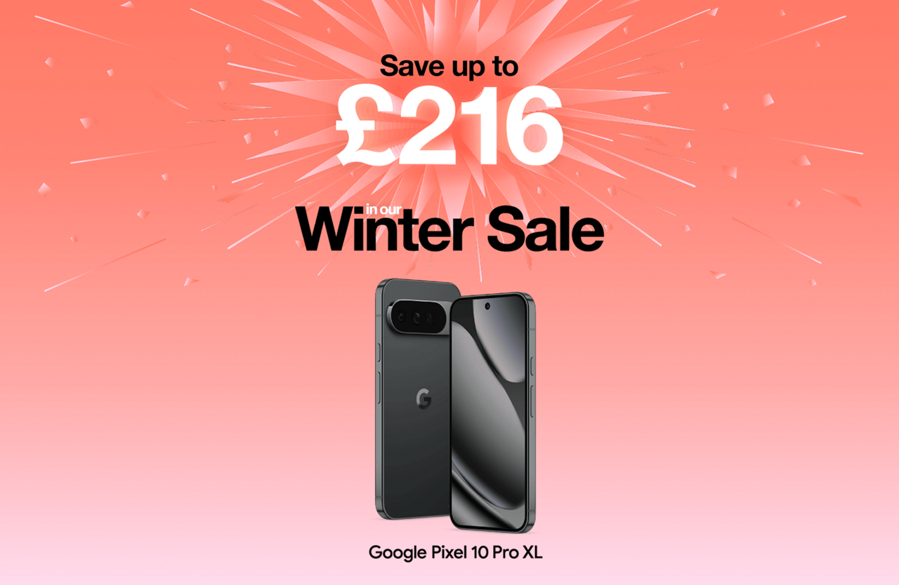 Save up to £216. Save more this Winter. Google Pixel 10 Pro XL