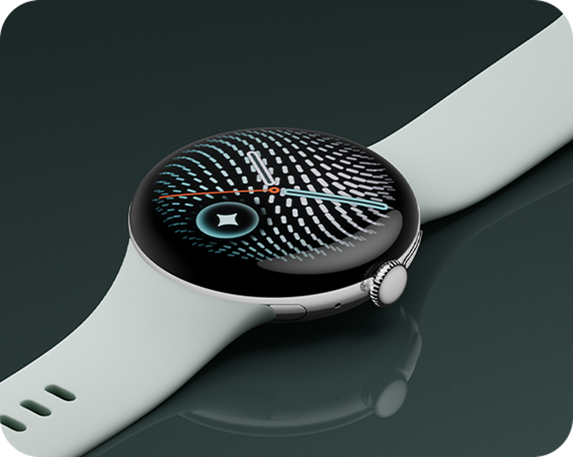 Image of the Pixel Watch 5 in Fog.