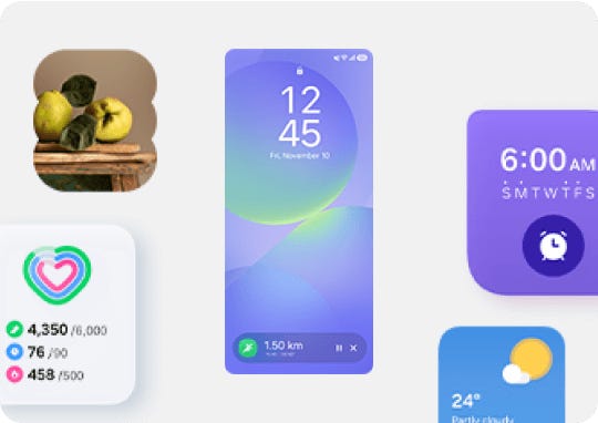 One UI 17 widgets