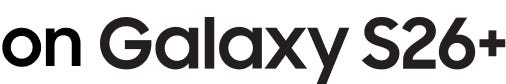 S26+ official lettermark