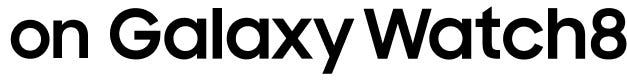 Galaxy Watch 8 official lettermark