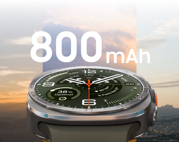 Illustration of the Watch Ultra2's battery capacity