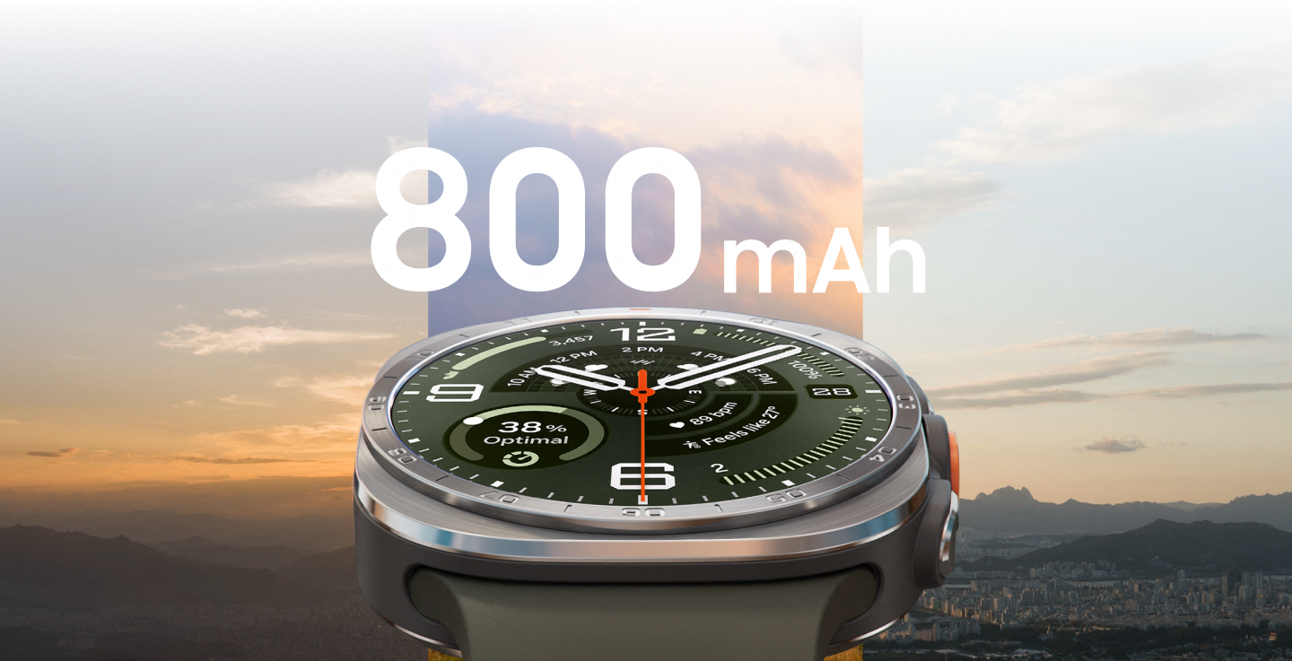 Illustration of the Watch Ultra2's battery capacity