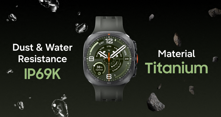 Illustration of the Watch Ultra2's durability
