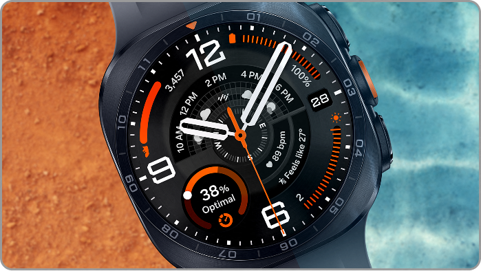 Illustration of the Watch Ultra2's display