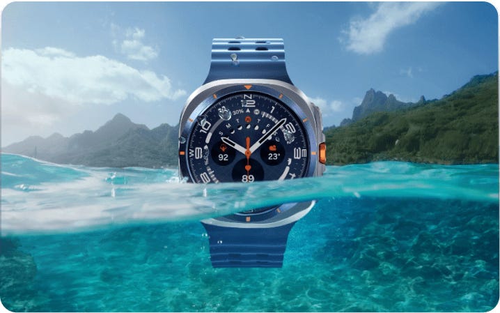 Watch in water