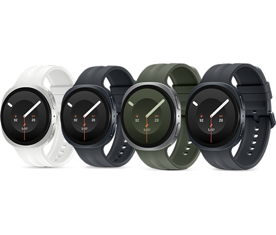An image of the 4 colour variants of the Watch9