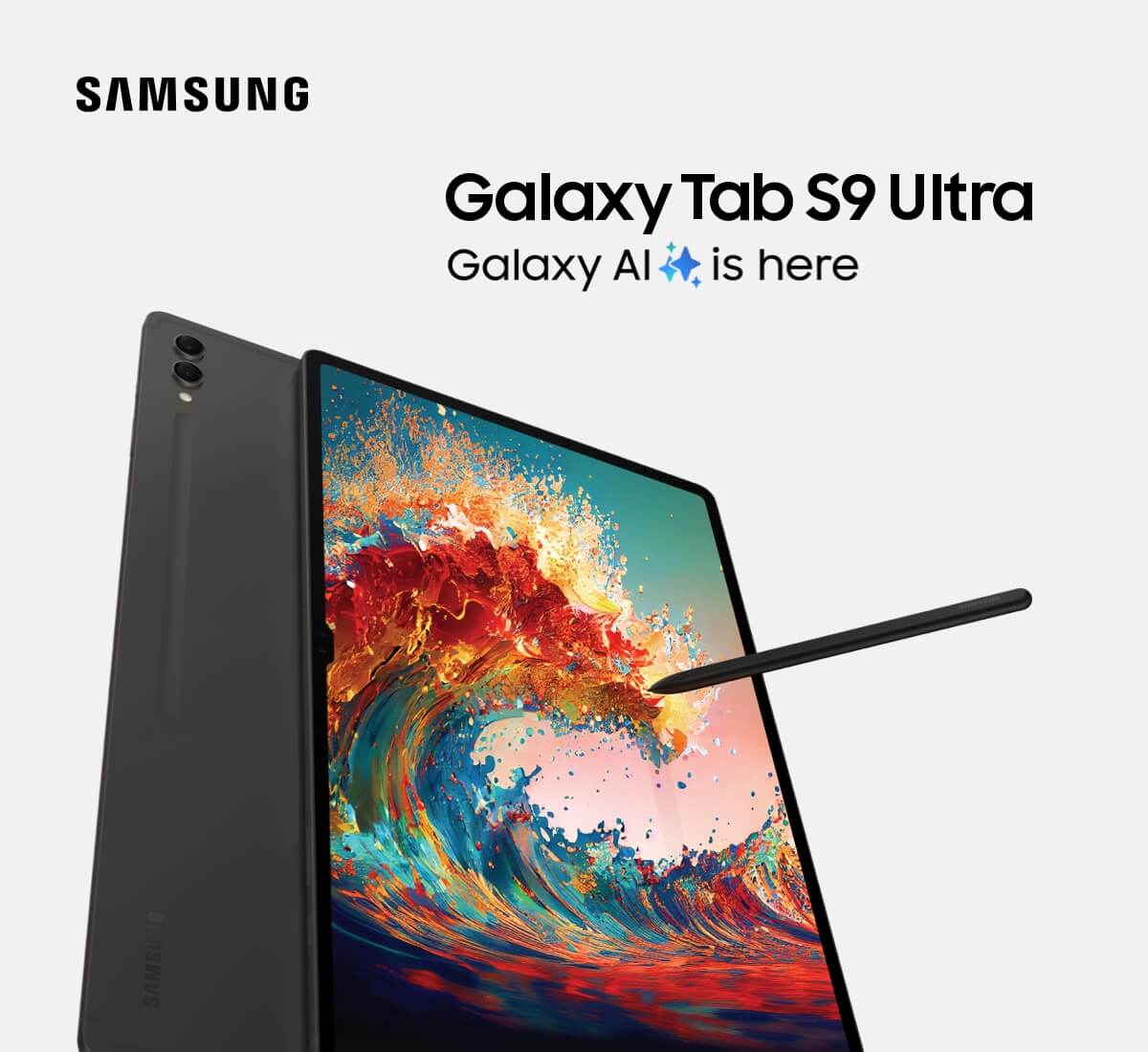 Samsung. The new Galaxy Tab S9 Ultra